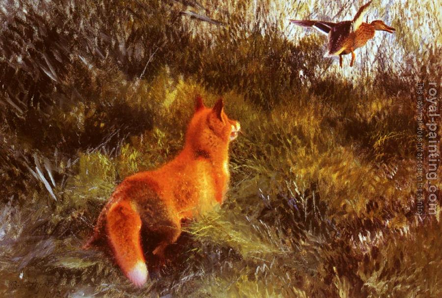 Bruno Liljefors : Eluding The Fox